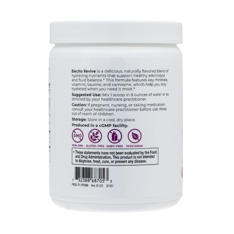 Electro Revive Grape Suggested Use